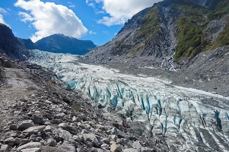 Blue Pools / Haast Pass 路段停车与步道入口参考照片
